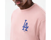 Triko New Era - MLB Cap Graphic Oversized Tee - LA Dodgers - Pink Rouge