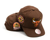 Kšiltovka Mitchell & Ness - NBA - Chestnut Peak - Chicago Bulls - Brown