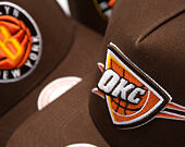 Kšiltovka Mitchell & Ness - NBA - Chestnut Peak - Oklahoma City Thunder - Brown