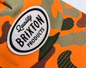 Kšiltovka Brixton - Henry Mp Trucker Hat - Orange Duck Camo/Orange
