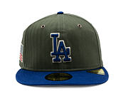 Kšiltovka New Era - MLB Three Looms "American Herringbone" 59FIFTY - LA Dodgers - Team Color