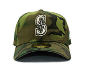 Kšiltovka New Era - MLB Ripstop Camo 59FORTY - Seattle Mariners - Woodland Camo