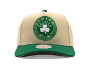 Kšiltovka Mitchell & Ness - Off Tilted - NBA - Boston Celtics - Off White
