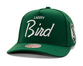 Kšiltovka Mitchell & Ness - Player Script Hwc - NBA - Boston Celtics - Larry Bird - Green