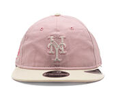 Kšiltovka New Era - MLB Washed Tie Dye 9FIFTY Retro Crown - NY Mets - Pink