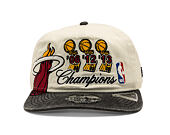 Kšiltovka New Era - NBA "Hardwood Classic Champions" 19TWENTY - Miami Heat - Chrome White / Team Col