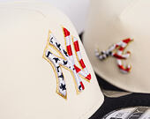Kšiltovka New Era - MLB "American Flag" 9FIFTY - NY Yankees - Chrome White