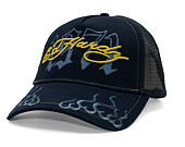 Kšiltovka Ed Hardy - 1971 5 Panel Trucker Cap - Navy