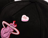 Kšiltovka Mitchell & Ness - All Heart - NBA - Miami Heat - Black