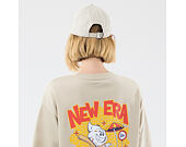 Triko New Era - Branded Food Character Oversized Tee - Stone