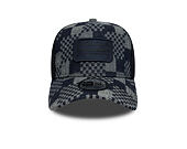 Kšiltovka New Era - F1 Pattern Denim 9FORTY A-Frame Trucker - RED BULL F1 - Navy Blue