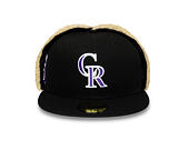 Kšiltovka New Era - MLB World Series Cooperstown Dog-Ear 59FIFTY - Colorado Rockies - Black