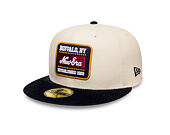 Kšiltovka New Era - Branded Patch Cord 59FIFTY - Cream / Navy