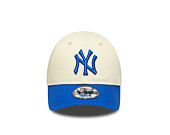 Dětská Kšiltovka New Era - MLB Essential 9FORTY - NY Yankees - Cream / Blue