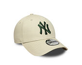 Kšiltovka New Era - MLB League Essential 9FORTY - NY Yankees - Stone / Cilantro Green