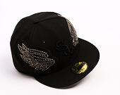Kšiltovka New Era - MLB Tonal Wing 59FIFTY - Chicago White Sox - Black