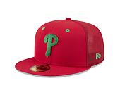 Kšiltovka New Era - MLB All Star Game Workout 2026 59FIFTY - Philadelphia Phillies - Scarlet