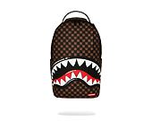 Batoh Sprayground - Sharks In Paris Wtf Bubble Brown Check Backpack