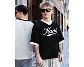 Triko Karl Kani - Cursive Varsity Crochet Boxy T-Shirt - Black