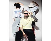 Triko New Era - Branded Block Party Graphic Oversized Tee - Sky Blue