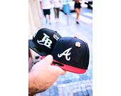 Kšiltovka New Era - MLB IMAGE DROP Cooperstown Icon 59FIFTY - Atlanta Braves - Navy / Scarlet