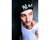 Baret New Era - MLB IMAGE DROP Retro Pin Beret - NY Yankees - Black