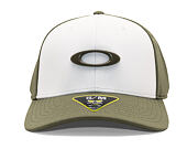 Kšiltovka Oakley - Tincan Cap - Deep Olive/White