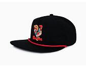 Kšiltovka Malbon - Rooster Snapback - Black
