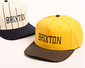 Kšiltovka Brixton - Homerun Snapback - Golden Hour/Walnut Brown