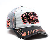 Kšiltovka Von Dutch - Baseball - Embroidery - White / Navy