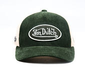 Kšiltovka Von Dutch - Baseball - Corduroy Patch Premium - Green