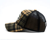 Kšiltovka Von Dutch - Baseball - Checkered Patch - Brown