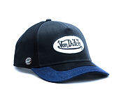 Kšiltovka Von Dutch - Trucker - Denim Visor Patch Premium - Black / Navy