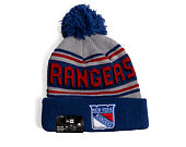 Kulich New Era - NHL Evergreen Wordmark Pom Medium Knit - NY Rangers - Team Color