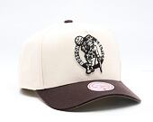 Kšiltovka Mitchell & Ness - NBA Brown And Cream Pro Snapback - Boston Celtics - Cream