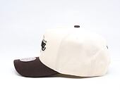 Kšiltovka Mitchell & Ness - NBA Brown And Cream Pro Snapback - Los Angeles Lakers - Cream