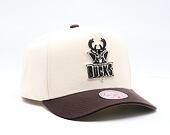 Kšiltovka Mitchell & Ness - NBA Brown And Cream Pro Snapback Hwc - Milwaukee Bucks - Cream