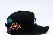 Kšiltovka Mitchell & Ness - NBA 404 Club Neon Pro Snapback - Los Angeles Lakers - Black