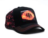 Kšiltovka Capslab - Lord of the Rings Trucker - Eye of Sauron - Black / Red