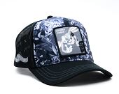 Kšiltovka Capslab - Looney Tunes Trucker - Bugs Bunny Toon Print - Navy / Black