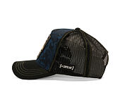 Kšiltovka Capslab - Looney Tunes Trucker - Marvin the Martian Print - Navy / Black