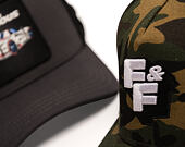 Kšiltovka Capslab - Fast & Furious A-Frame - F&F Logo - Camo