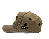 Kšiltovka Capslab - Lucky Luke A-Frame - Bullet Holes Distressed - Olive