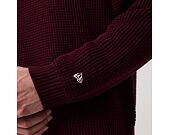 Mikina New Era - MLB Waffle Knit Crew - NY Yankees - Maroon