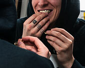 Pozlacené zuby King Ice Gold Plain Top Grillz