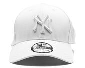 Kšiltovka New Era League Basic New York Yankees White 39THIRTY Stretchfit