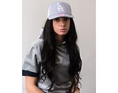 Dámská Kšiltovka s kratším kšiltem New Era Jersey Trucker Los Angeles Dodgers Heather Grey / White S