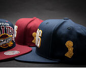 Kšiltovka Mitchell & Ness Championship Cleveland Cavaliers Burgundy Snapback