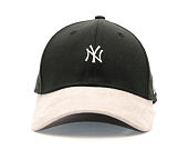 Kšiltovka New Era Suede Viz Mini Logo New York Yankess Black/Gray 39THIRTY Stretchfit