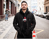 Bunda Coach Jacket HUF Thrasher Chore Black